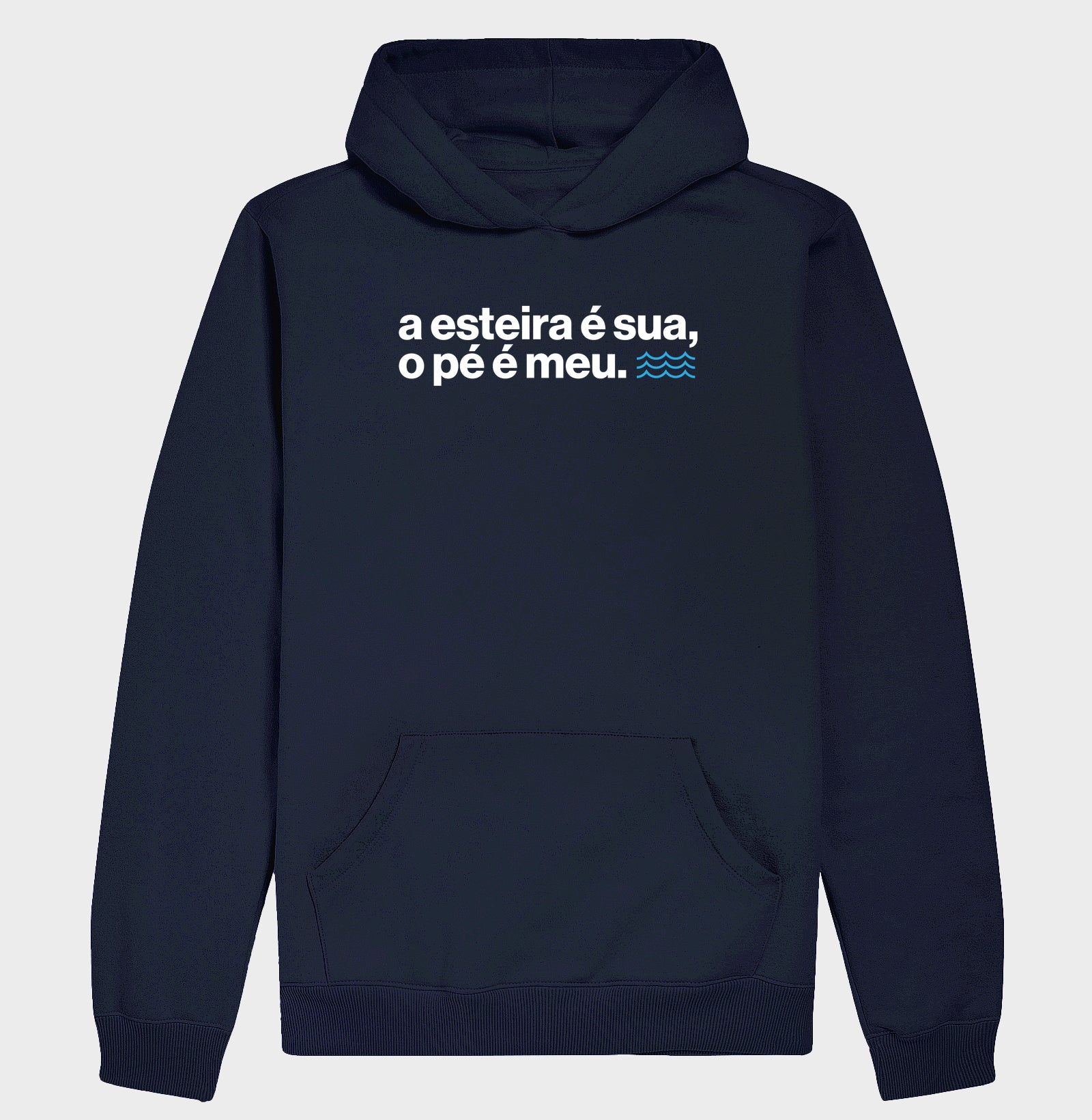 A esteira é sua, o pé é meu.