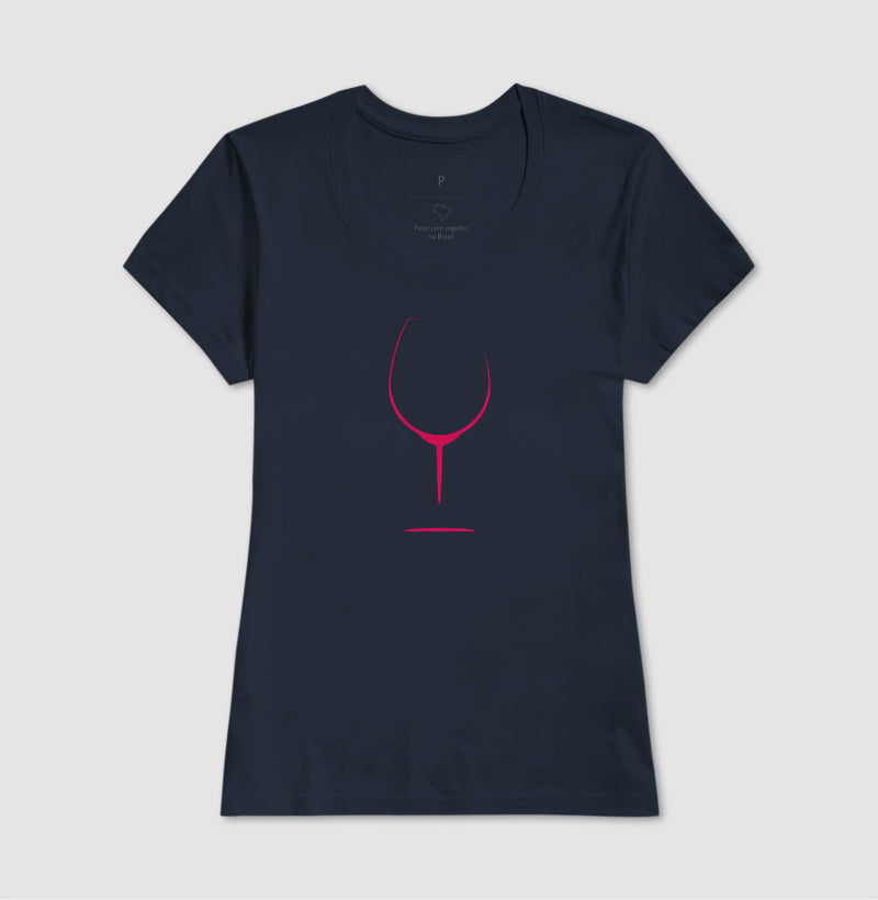 Camiseta - Vinhos - Taça