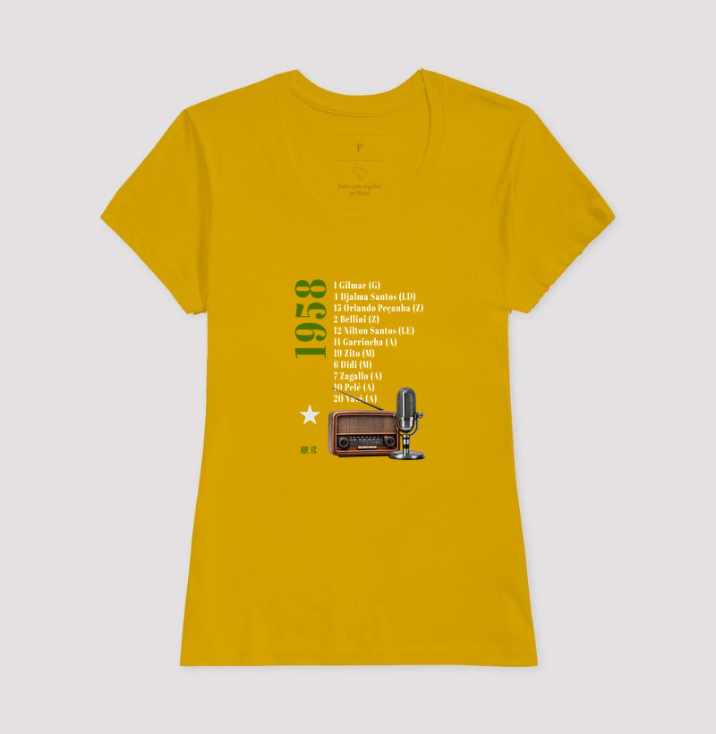 Camiseta - RIP - Escalação 58