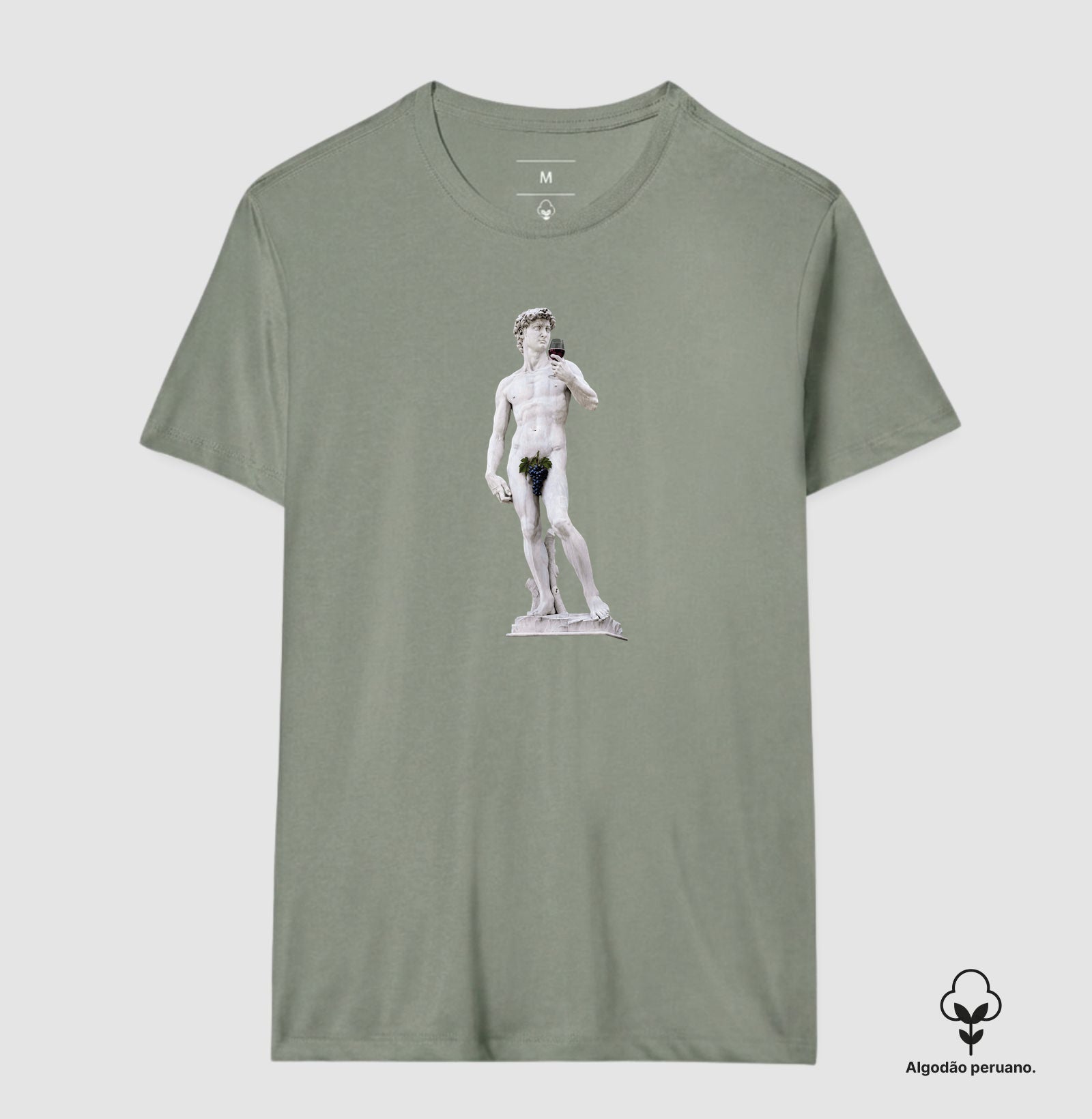 Camiseta Algodão Peruano - Vinhos - David Sommelier