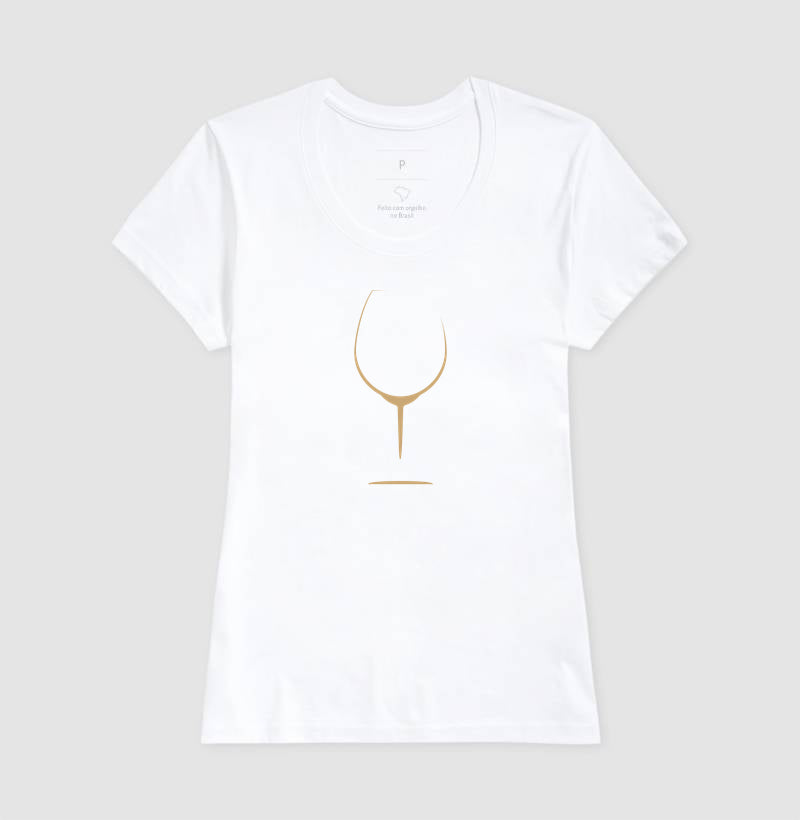 Camiseta - Vinhos - Taça