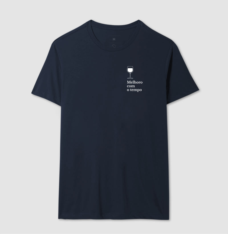 Camiseta - Vinhos - Melhoro com o tempo