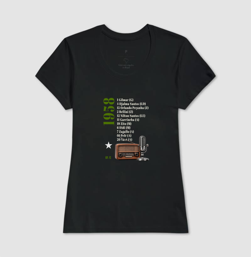 Camiseta - RIP - Escalação 58