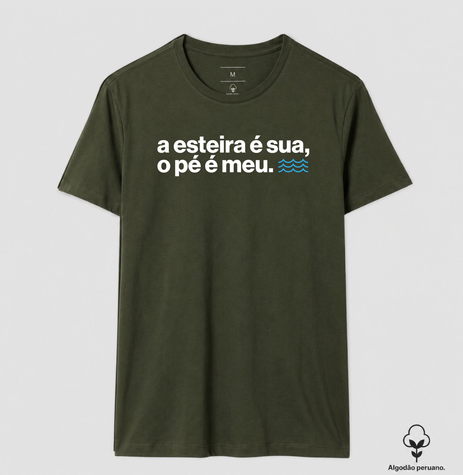 A esteira é sua, o pé é meu.