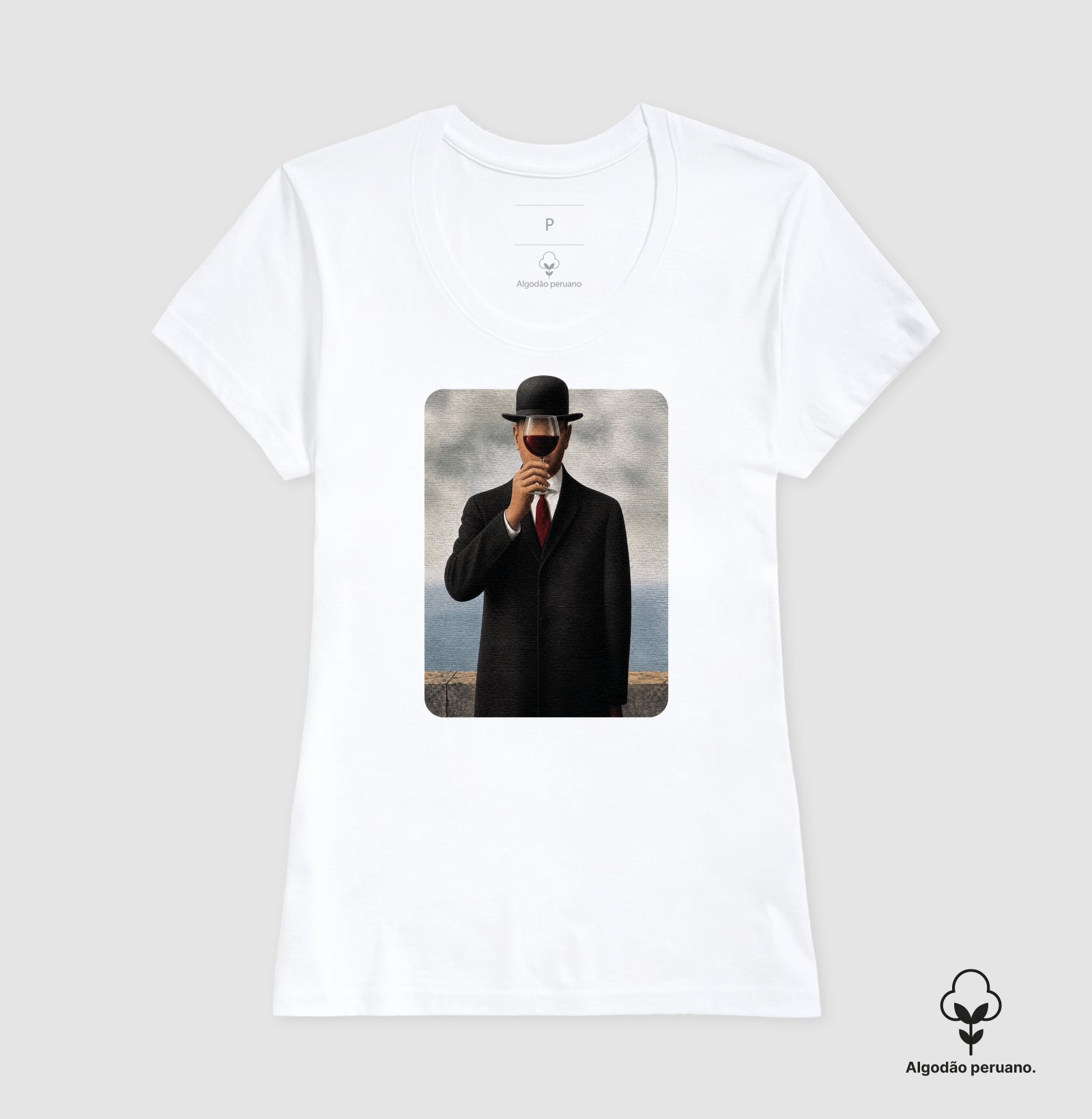 Camiseta Algodão Peruano - Vinhos - Filho do Homem