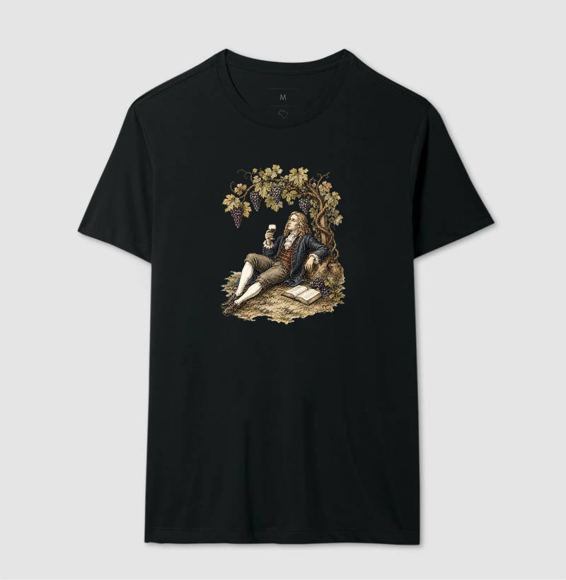 Camiseta - Vinhos - Newton e a Videira