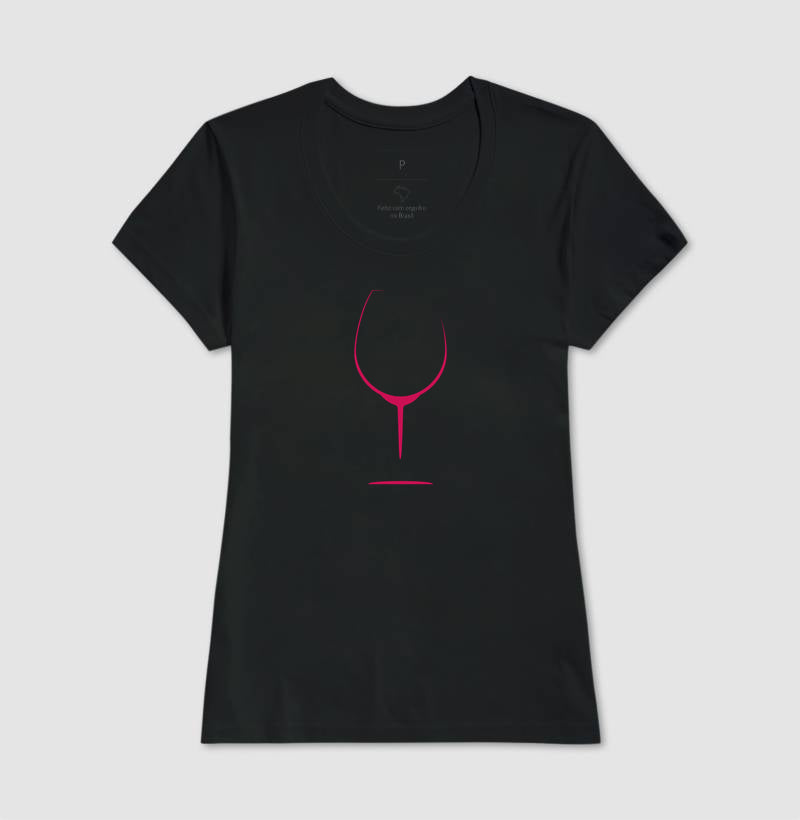 Camiseta - Vinhos - Taça