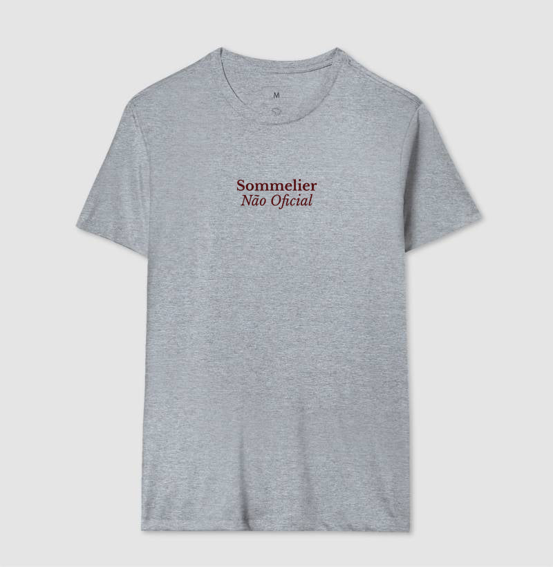 Camiseta - Vinhos - Sommelier Não Oficial