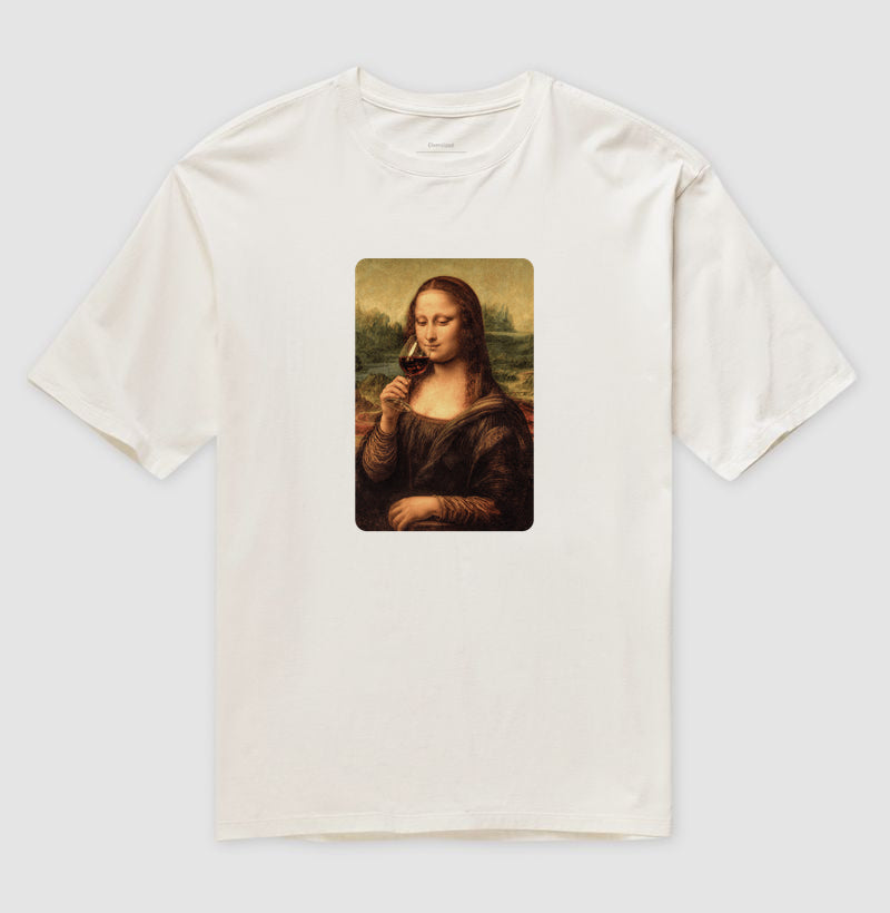 Camiseta Oversized - Vinhos - Monalisa Sommelier