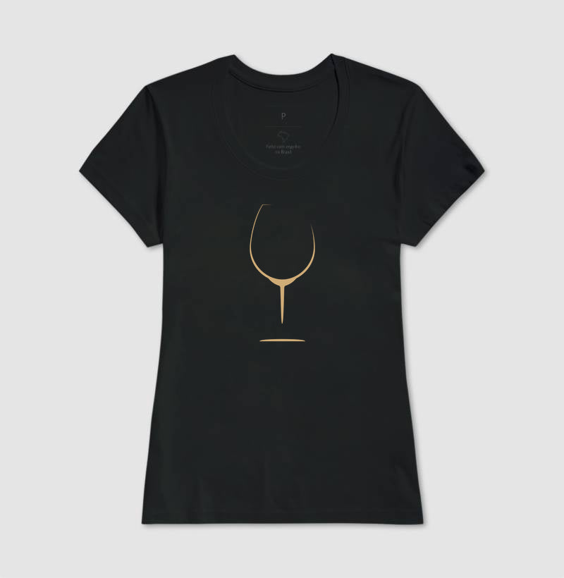 Camiseta - Vinhos - Taça