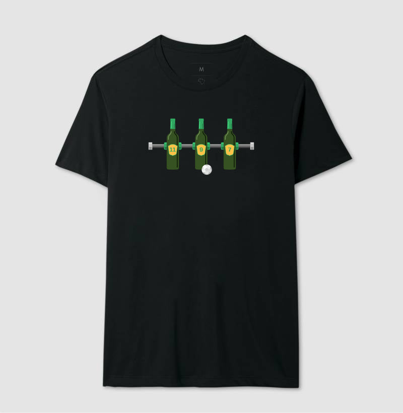 Camiseta - Vinhos - Pebolim Vinho