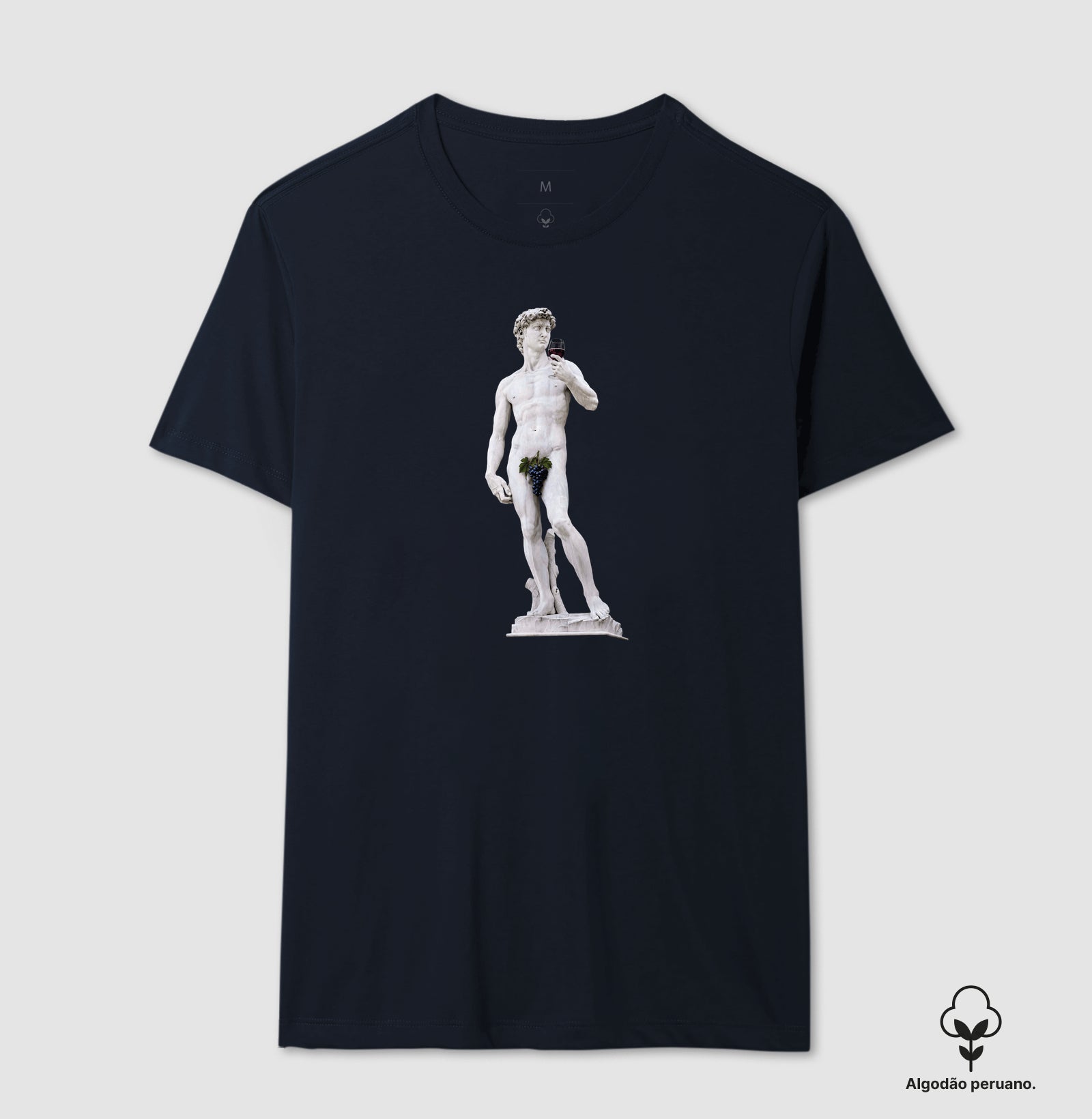 Camiseta Algodão Peruano - Vinhos - David Sommelier
