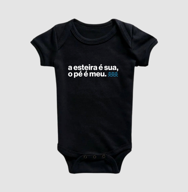 A esteira é sua, o pé é meu.