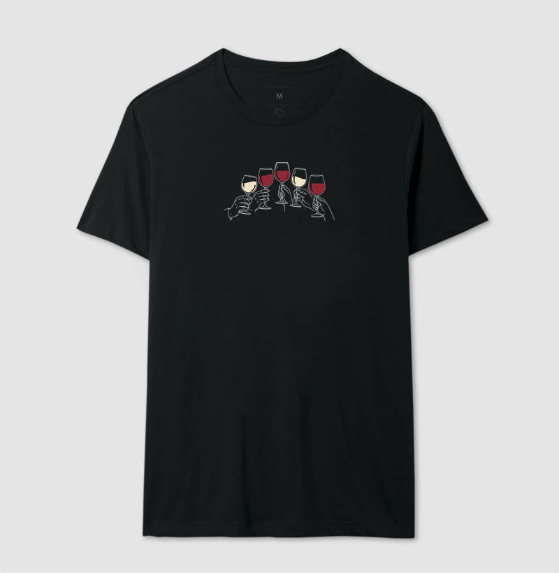 Camiseta - Vinhos - Brindaremos