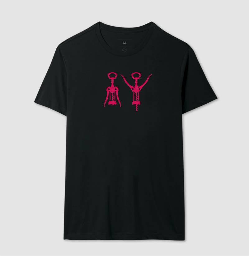 Camiseta - Vinhos - Saca Rolha
