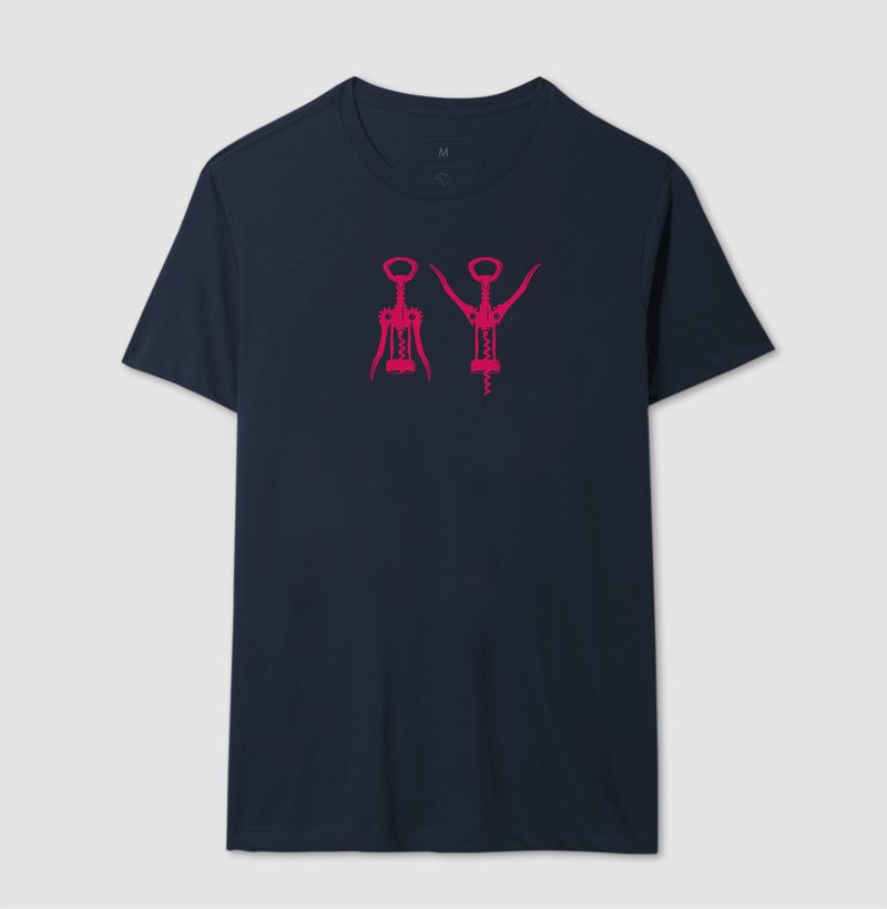 Camiseta - Vinhos - Saca Rolha