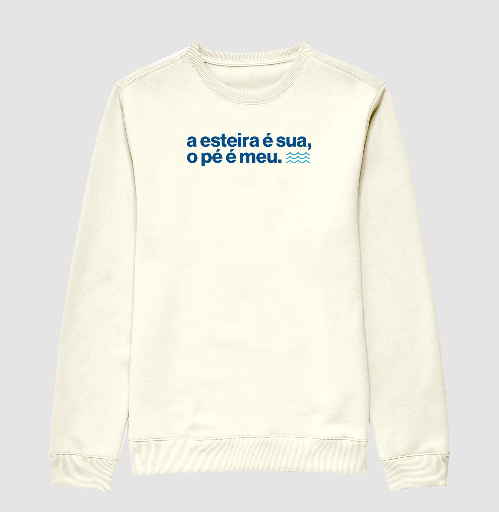 A esteira é sua, o pé é meu.