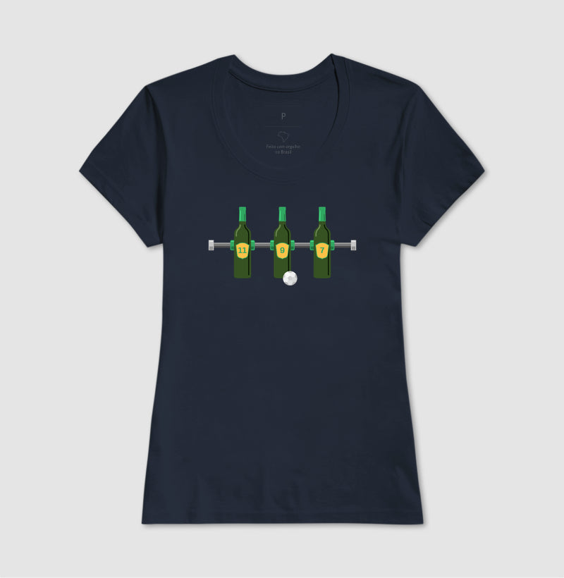 Camiseta - Vinhos - Pebolim Vinho