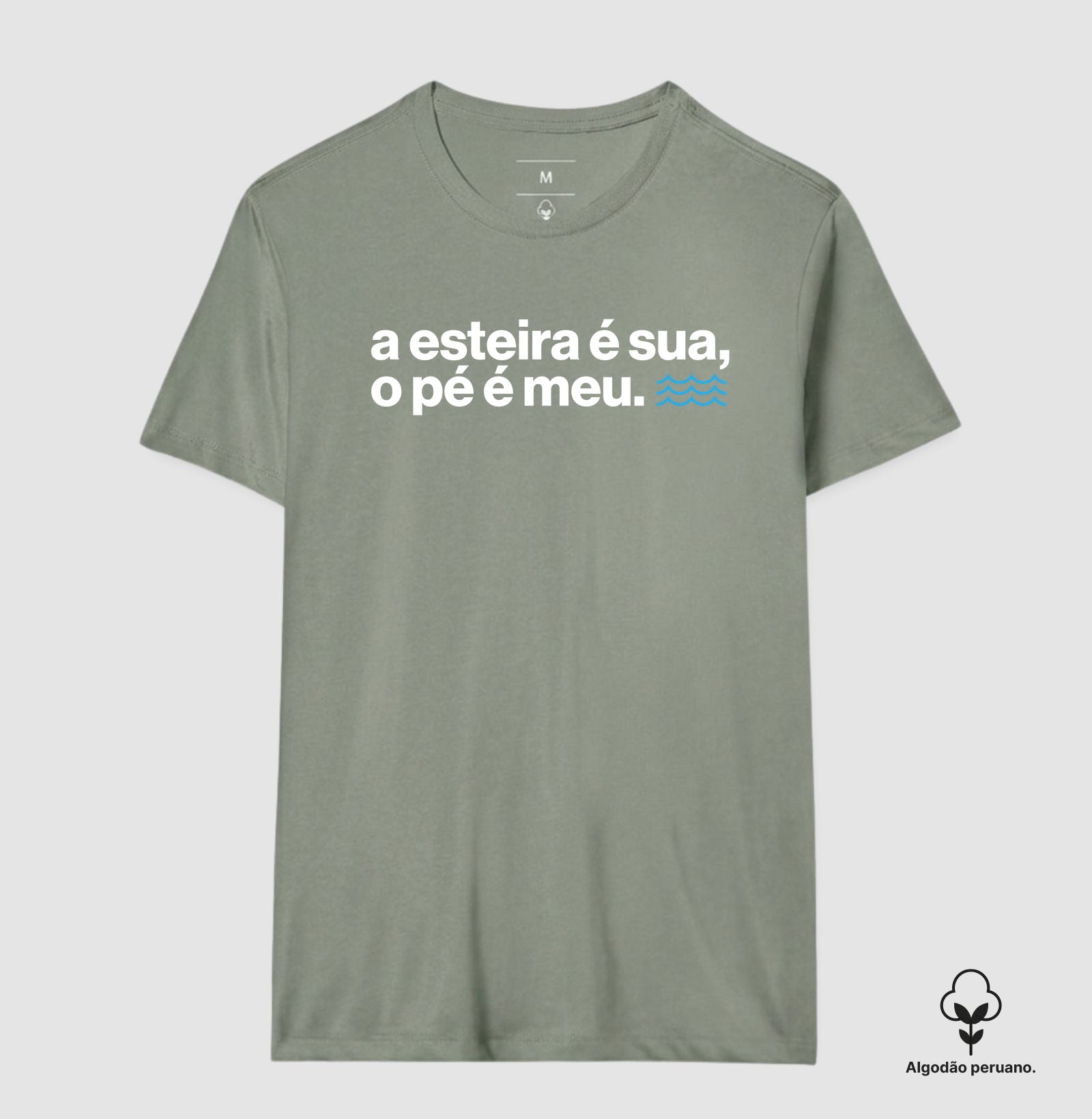 A esteira é sua, o pé é meu.