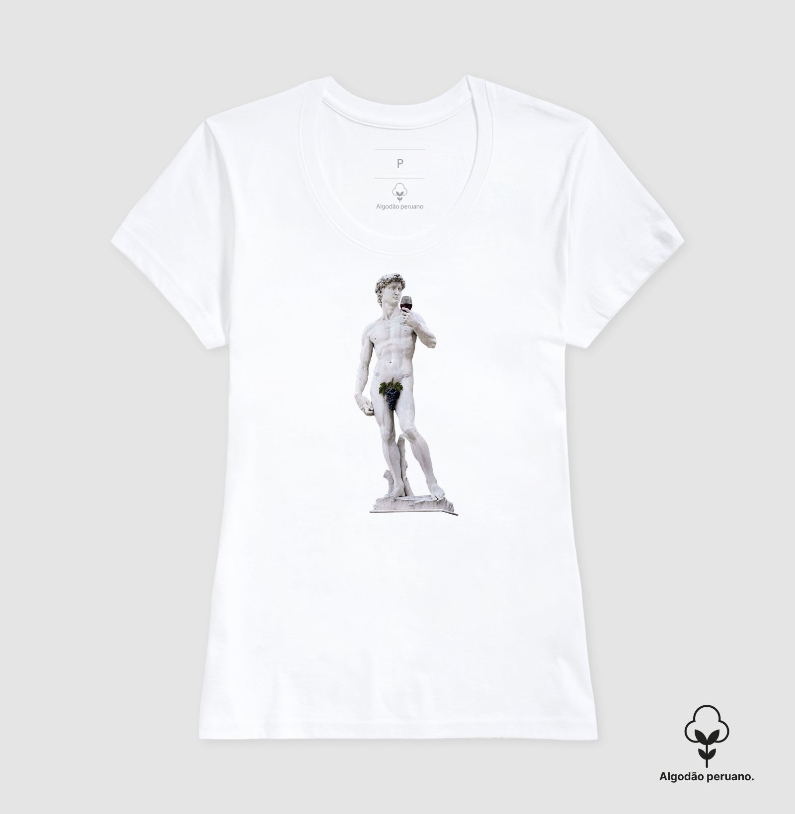 Camiseta Algodão Peruano - Vinhos - David Sommelier
