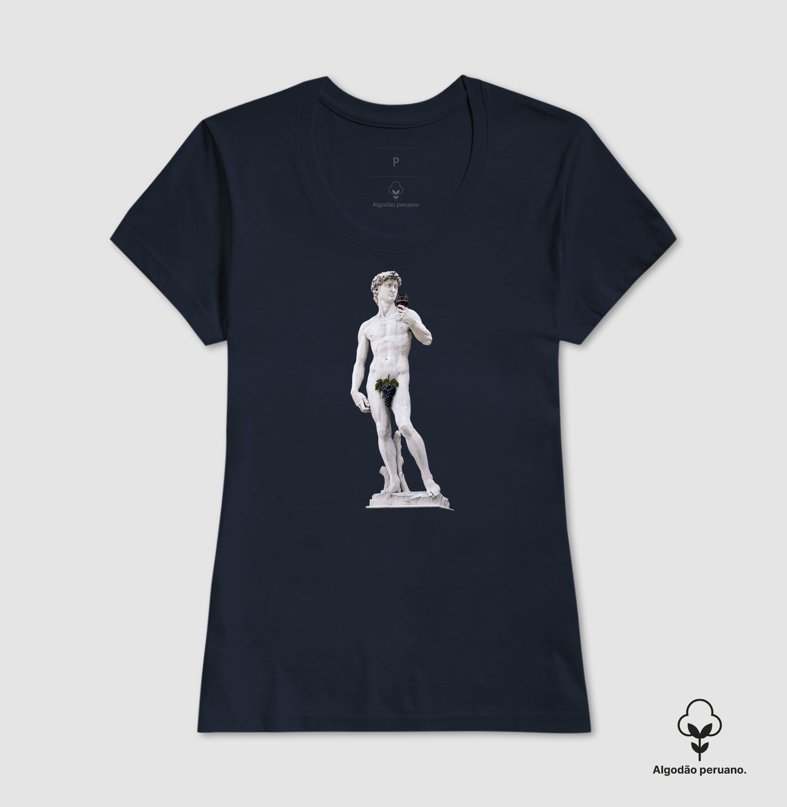Camiseta Algodão Peruano - Vinhos - David Sommelier