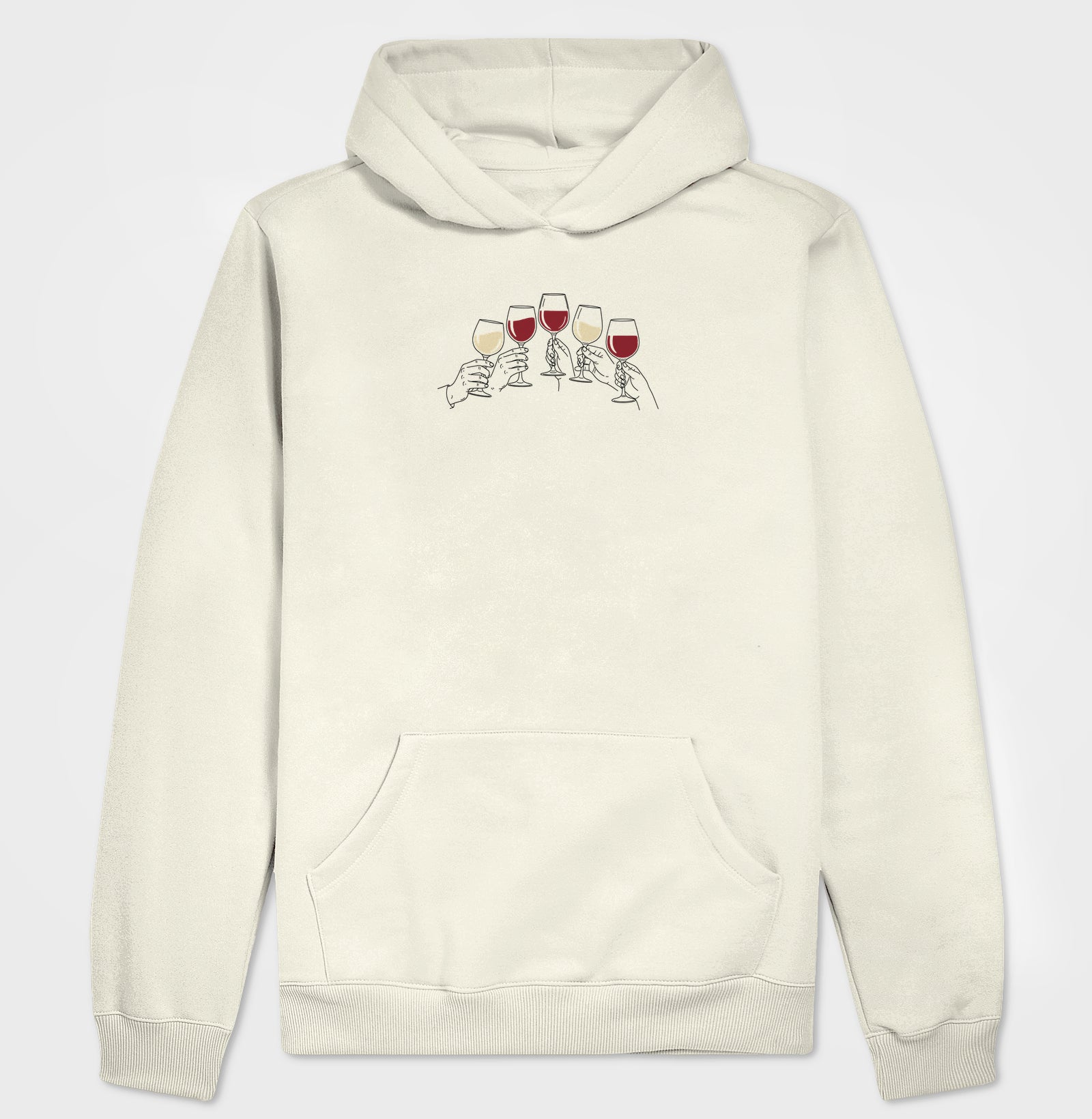 Hoodie Moletom - Vinhos - Brindaremos