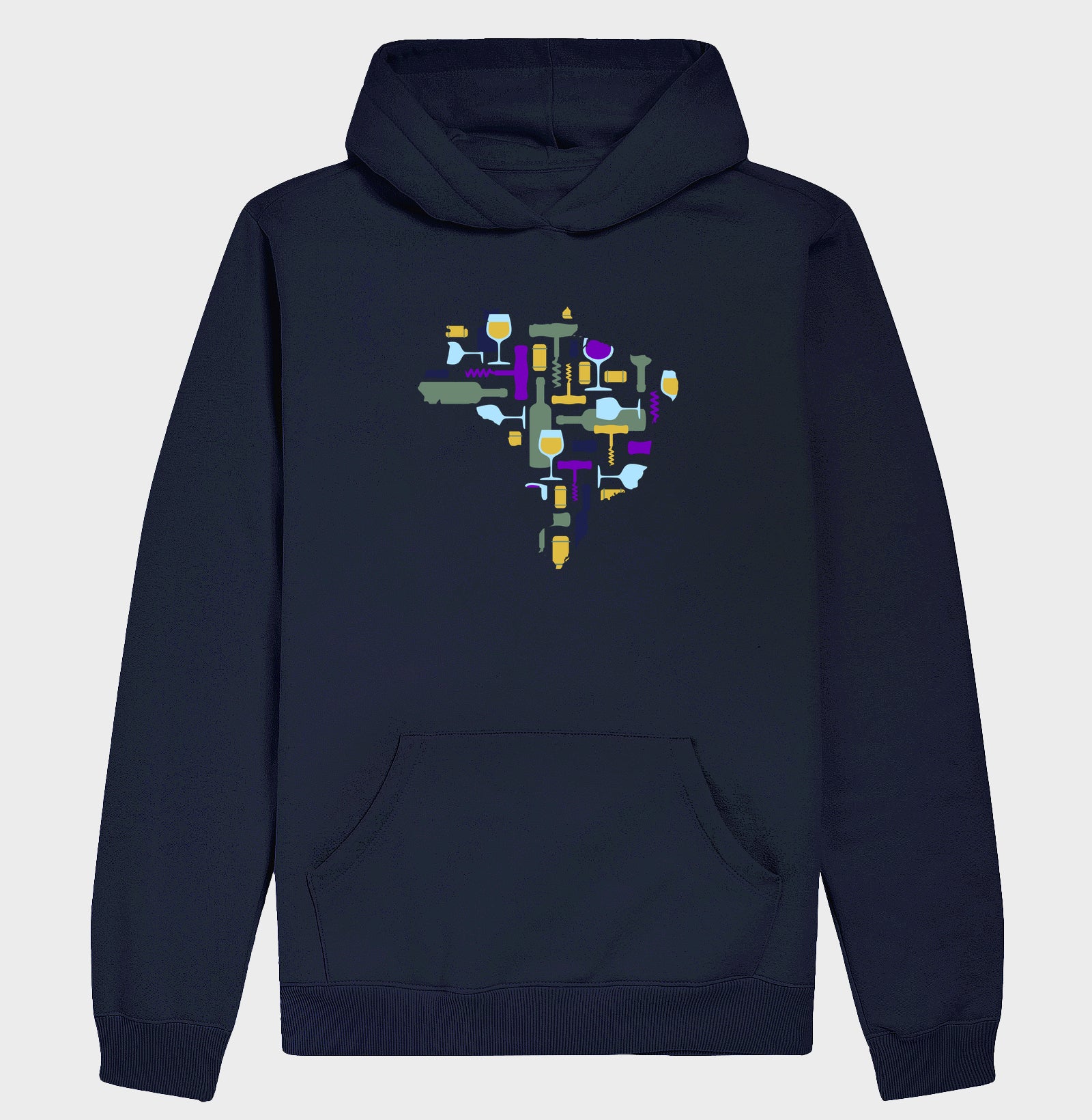 Hoodie Moletom - Vinhos - Mapa do Vinho