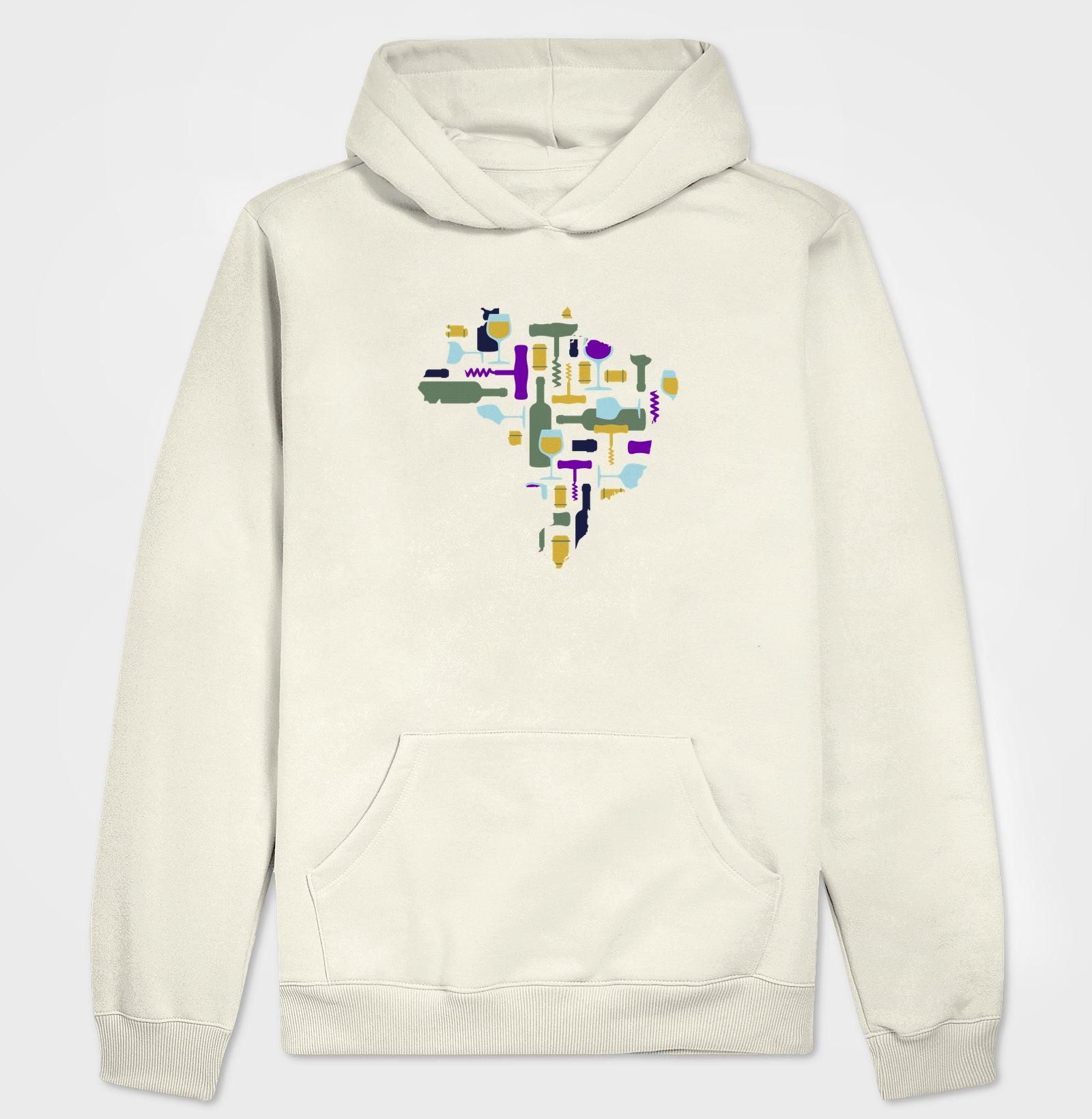 Hoodie Moletom - Vinhos - Mapa do Vinho