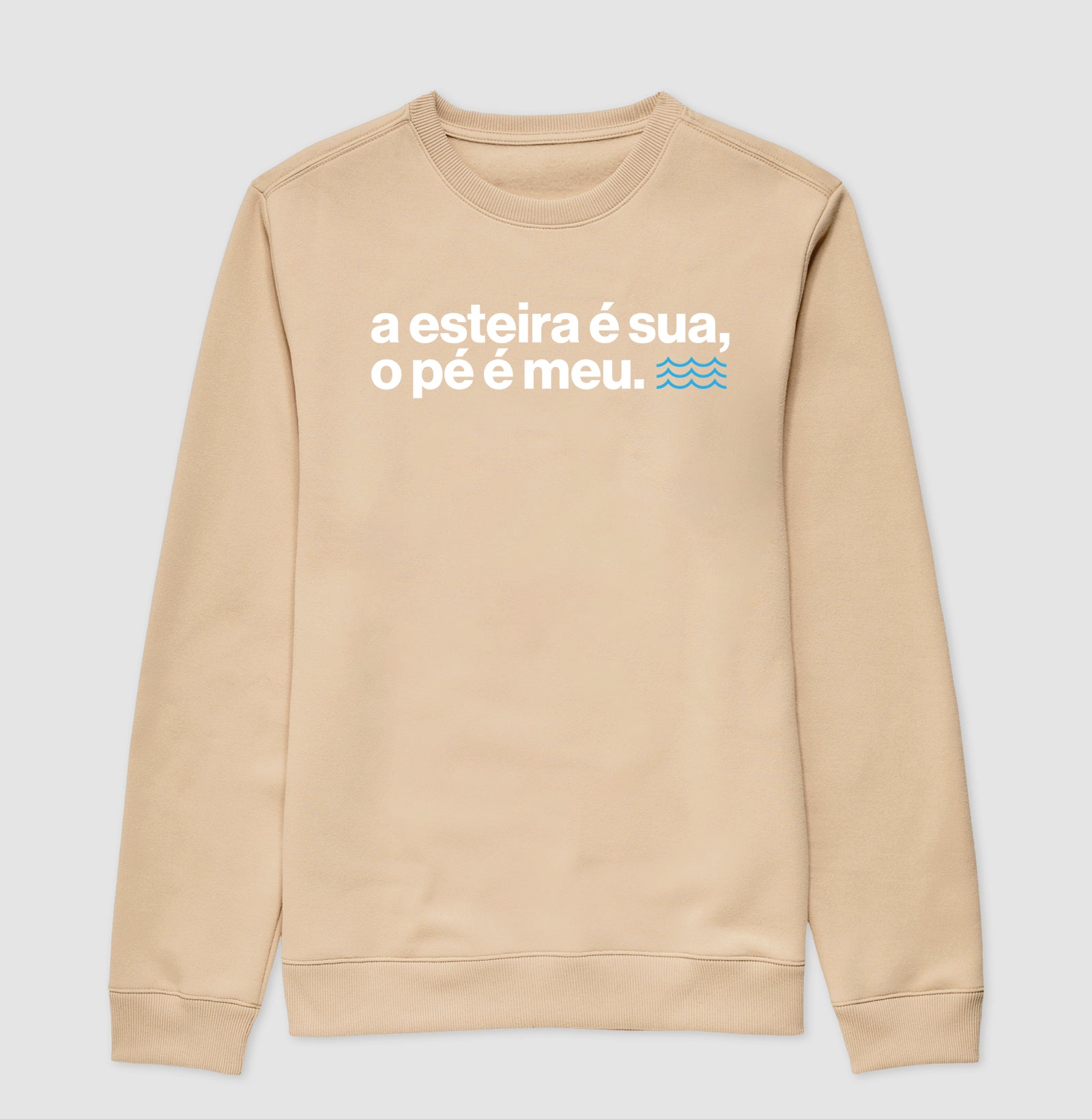 A esteira é sua, o pé é meu.