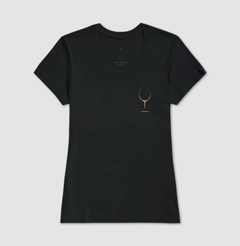 Camiseta - Vinhos - Taça (M)