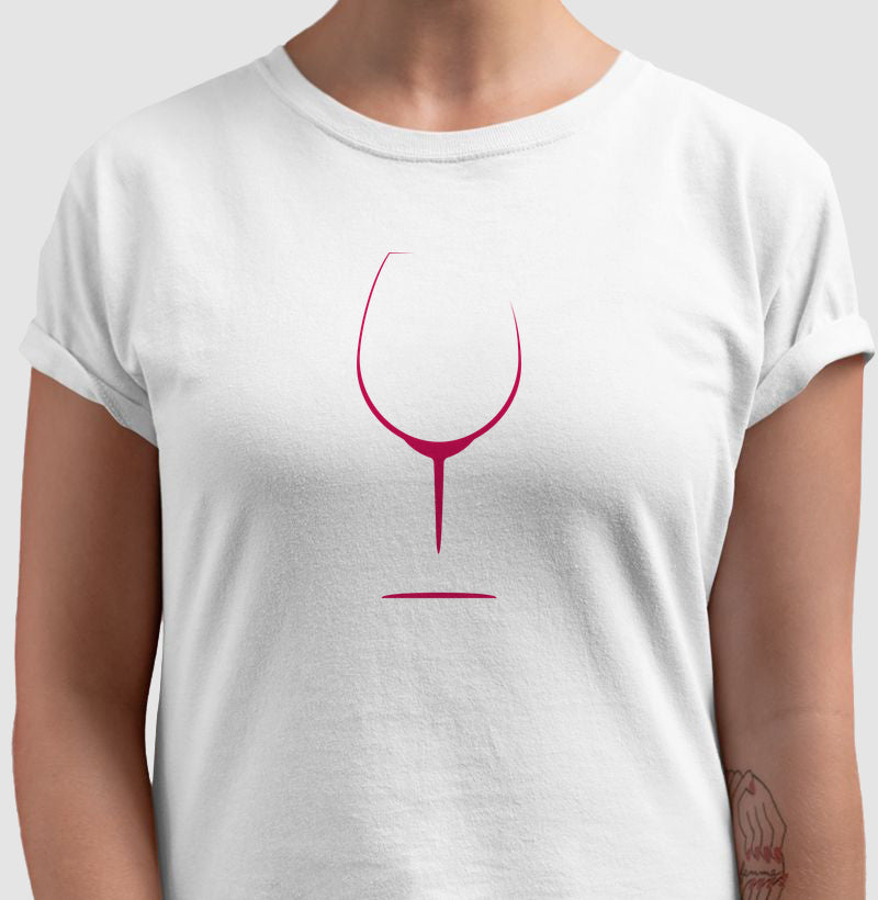 Camiseta - Vinhos - Taça