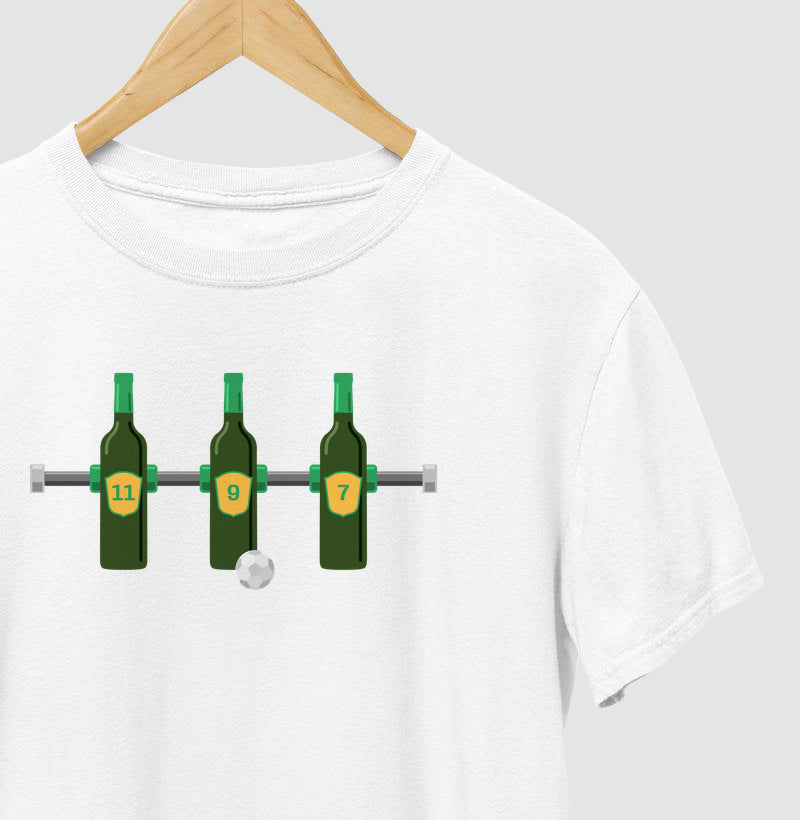 Camiseta - Vinhos - Pebolim Vinho